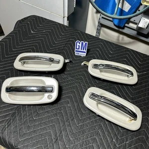 1999-2006 NBS Tahoe Silverado Sierra Suburban Yukon JUEGO DE MANIJAS DE PUERTA 4 Pearl GM - Imagen 1 de 24