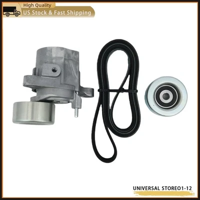 3PCS Serpentine Belt Drive Component Kit for 2017-22 Toyota Highlander 3.5L V6 - Image 1 of 4