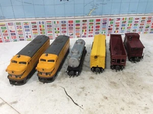 Juego Lionel Nº 1467w Posguerra - Set 2023 UP Motor Diesel / Coches de Carga Calibre O - Imagen 1 de 24