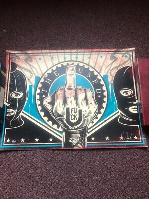 The Used Poster FU Screen Printed S/N By Deph 24x18” - Image 1 of 4