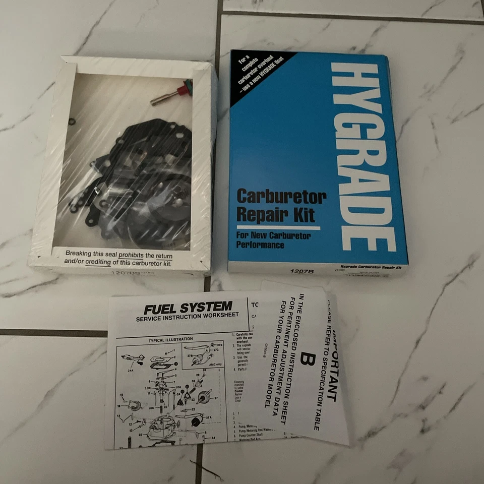 Kit de reparación de carburador Hygrade 1207B Foto 1 de 4