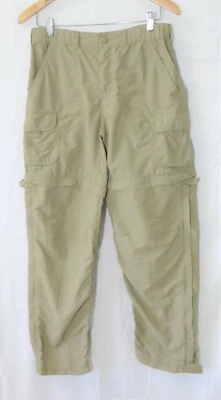 REI Women's Hiking Camping Ultra Light Convertible Pants Shorts Sz 8 Beige EUC - Image 1 of 4