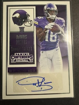 2015 Panini Contenders Rookie Playoff Ticket Auto Davaris Daniels Rookie RC #152 - Image 1 of 2