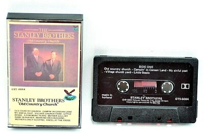 Old Country Church by The Stanley Brothers Cassette 1986 Gusto Records TESTED - Image 1 of 3