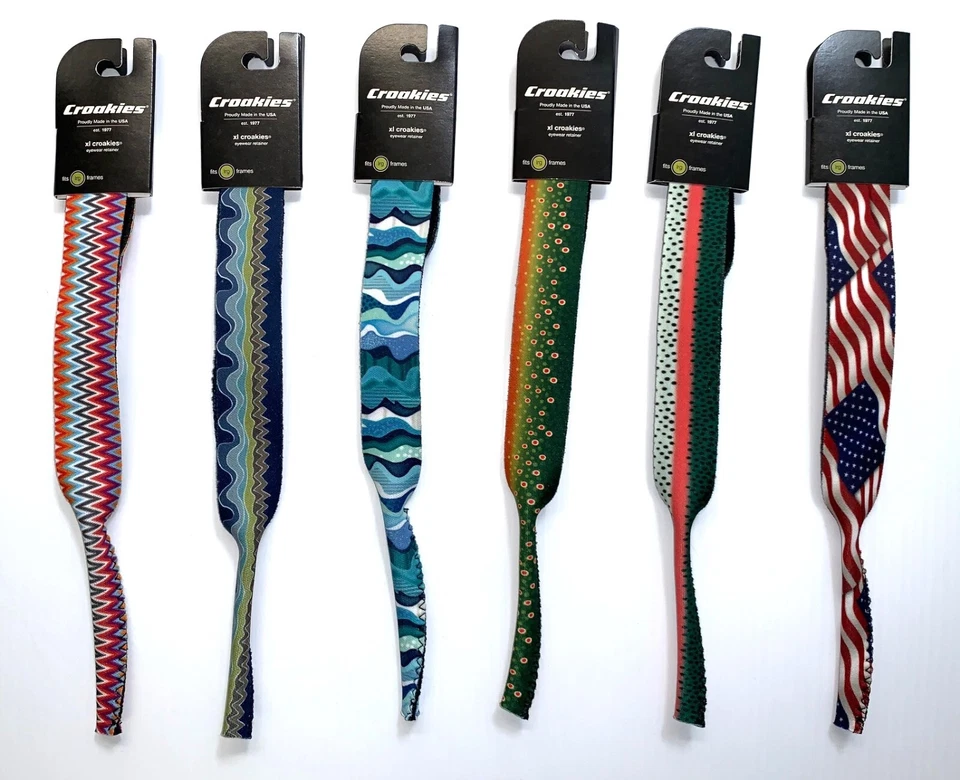 Retenedor de gafas de sol CROAKIES estampadas originales Foto 1 de 1