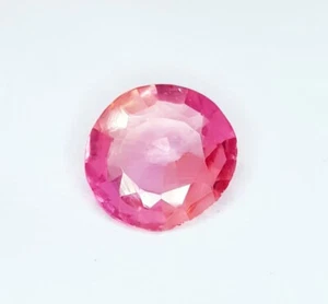 Gemas sueltas redondas transparentes de morganita natural sin tratar certificadas 3,12 quilates AA+ - Imagen 1 de 9