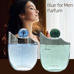 75 ml Arab Royale Blue Men's Eau De Parfum Radiance Charm - Free Shipping - Bild 1 von 15