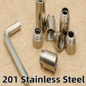 Stainless Steel Extension Connector Pipe Fittings Adapters Male Female BSP 201 - Picture 1 of 14