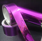 Strips Film Gloss Mirror Chrome Vinyl Wrap Car Tape Sticker Decal Bubble Free HD