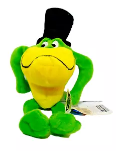 NUOVO Vintage 1999 Warner Brothers Michigan J Frog Bean Bag Peluche FUNZIONANTE - Foto 1 di 3
