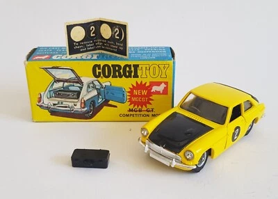 Juguetes Corgi años 60 Nº 345, Modelo de Competición MGC GT, - Excelente V N Como Nuevo Foto 1 de 4
