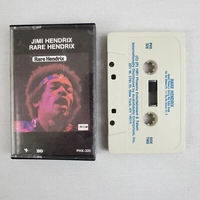 Jimi Hendrix Rare Hendrix Cassette Tape 1981 Psychedelic Blues Rock , PHX-320 Foto 1 de 4
