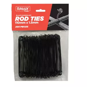 Black Annealed Bag Ties Rod Ties Loop Ties for Rebar Tying Sack Ties (bag or bun - Picture 1 of 11