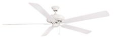 Fanimation Edgewood 72" In/Out Ceiling Fan White Blades White - FP9072MWW