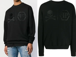 Philipp Plein Skull Iconic Sweatshirt Sweater Jumper Sweatjacke Pullover New 3XL - Picture 1 of 12