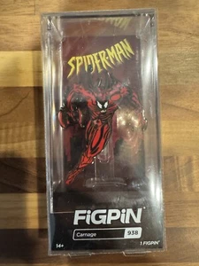 FiGPiN Marvel Spider-Man Carnage #938 LE 1500 Pin SDCC 2022 Exclusive - Picture 1 of 2