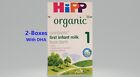 2X HiPP UK-800g 2-Boxes Stage -1-Organic Combiotic-First Infant Free-Shipping 