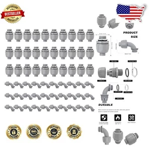 Versatile 3/4 Inch Liquid Tight Connectors, Listed - 60 Piece Collection - Picture 1 of 9