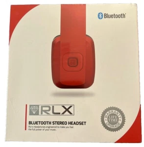 RLX -100 BLUETOOTH STEREO HEADSET (RED) Factory Sealed - Picture 1 of 6