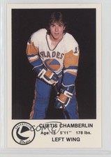 1983-84 Saskatoon Blades PLAY (Police Laws and Youth) Curtis Chamberlin #17
