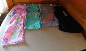 Size 12 Summer Lot of 5 Girls Clothing 2 Shorts & 4 Tops Brand New with Tags - Picture 1 of 1