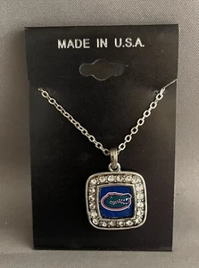 Collar Florida Gators Cristal Cuadrado Logo Licencia NCAA - Imagen 1 de 2