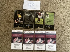 Jack Nicklaus Grand Slam Venture Autograph JSA Masters Golf 1986 1963 1972 1975 - Picture 1 of 4