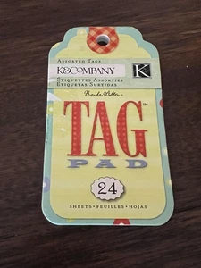 K & Company TAG PAD 24 HOJAS WONDERS BOY 624818 WALTON NUEVO - Imagen 1 de 7