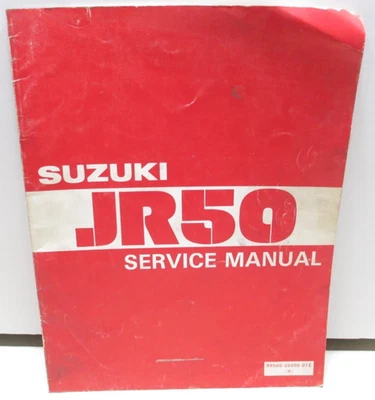 1989 89 铃木 JR 50 K 原始设备制造商服务手册 99500-20000-01E — 第 1/4 张图片
