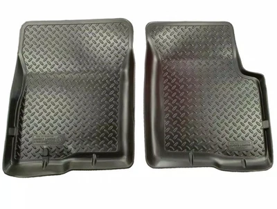 Husky Classic Style Floor Fit 00-04 Dakota, 1998-2000 Durango Front Row 2pc Blk Foto 1 de 3
