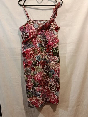 Vestido de mujer Moschino Jeans vintage años 90 con un vibrante estampado floral talla: EE. UU. 10 Foto 1 de 4