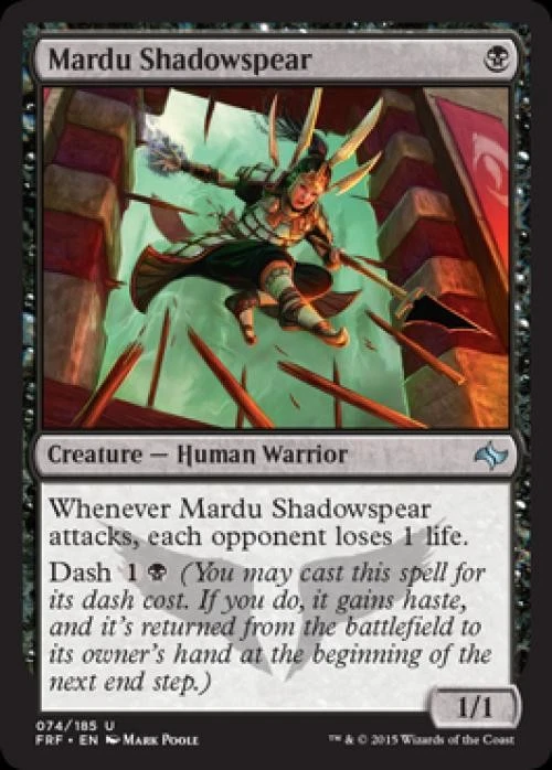 Mardu Shadowspear - Medium Play MTG Fate Reforged - Image 1 of 1