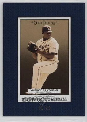 2005 Upper Deck Origins Old Judge Blue /50 Yhency Brazoban #187 - Image 1 of 2