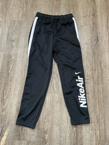 Nike Air Boys Track Pants Black White Size Large CJ7859-010 - Picture 1 of 3