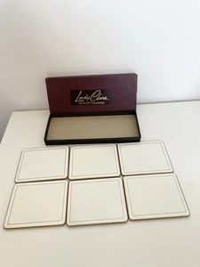 Lady Clare Vintage Traditionell Verpackt Weiß Untersetzer X6 - Bild 1 von 8