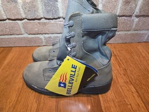 NEU Belleville Damen F600 Hot Weather Stahlkappe Stiefel Größe 6 R Salbei (keine Schnürsenkel) - Bild 1 von 11