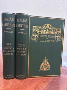 ITALIENISCHE MALER KRITISCHE STUDIEN 2 BÄNDE von MORELLI - 1893 & 1900 KUNST ANTIK - Bild 1 von 15