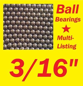Cuscinetti a sfera - 3/16" (Multiinserzione - scegli la quantità) - Gratis UK P&P - Foto 1 di 1