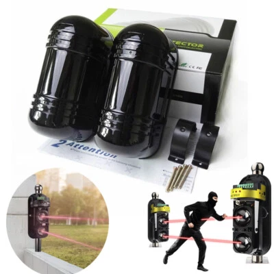 Barrier Fence Alarm Perimeter Wall Waterproof Dual Beam Sensor Infrared2 0m~150m - Image 1 of 4