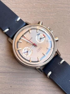 Sandoz Chronograph Diver Mechanical Multicolor Dial Men's watch , Super Rare !! - Picture 1 of 9