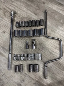 S-K Tools socket set 3/8 sae and metric 12 point - Picture 1 of 8