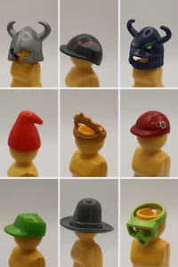 Playmobil, Haare, Mütze, Helm, Hut, Kopfbedeckung, 7 - Bild 1 von 77