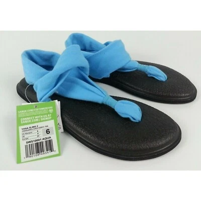 NWT NEW Sanuk Aqua Yoga Sling Sandals Slides Size 6 - Image 1 of 4