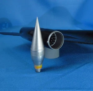 Cono de entrada SR-71 Blackbird resina 1:72 (para Revell, monograma, kit de modelos Italeri) - Imagen 1 de 12
