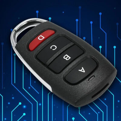 4-Kanal 433 MHz Garage Tor Fernbedienung Handsender Klonen Schlüsselanhänger - Bild 1 von 4