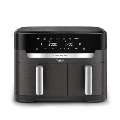 TEFAL EY942H Easy Fry Dual XXL Doppel-Heißluftfritteuse Airfryer 2020 Watt