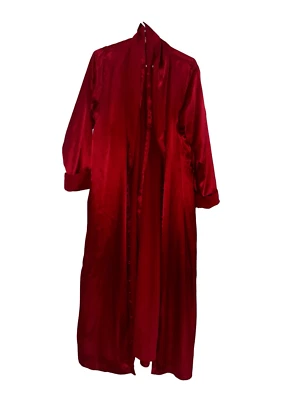 Nordstrom’s Bata Roja Íntima con Forro Interior Grueso 52” Largo Talla S Poliéster Foto 1 de 4