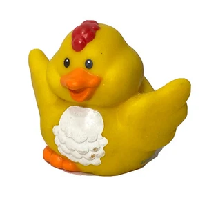 Fisher Little People Yellow Chicken Rooster Hen, Red Comb, Replacement Figure - Picture 1 of 4