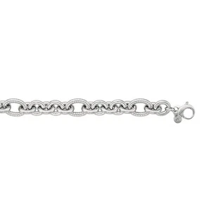 Phillip Gabriel Sterling Silver Italian Cable Chain Bracelet 8.5" 17MM 38 Grams - Picture 1 of 4