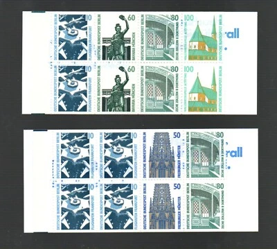 Germany/Berlin 1989 stampbooklets (Michel MH 14/15, value 90.00 Euro) nice MNH - Image 1 of 2